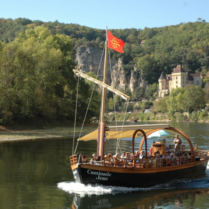 Gabarres à La Roque Gageac