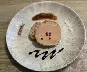 Foie gras à la table d'hôtes La Barde Montfort près de Sarlat en Dordogne